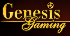 Genesis gaming gold on brown